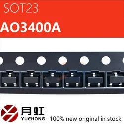 (100 pcs) AO3400 /AO3400A /3400 A09T SOT-23 SMD Field Effect Transistor N-Channel MOS-FET New original
