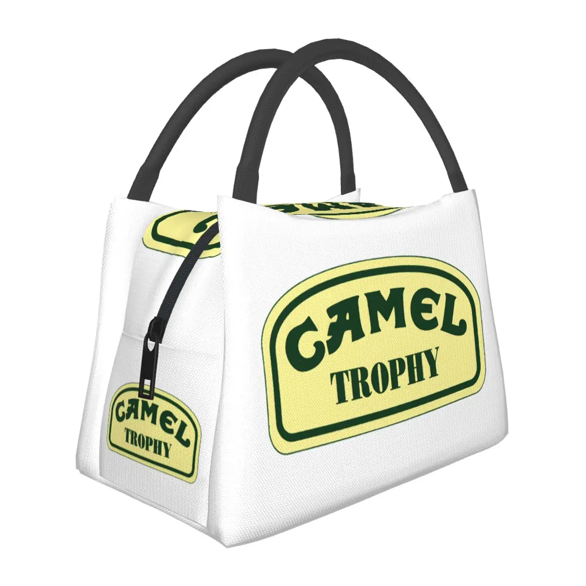 Camel Trophy Lunch Bags Insulated Bento Box Waterproof Lunch Tote Picnic Bags Cooler Thermal Bag for Woman Kids Office