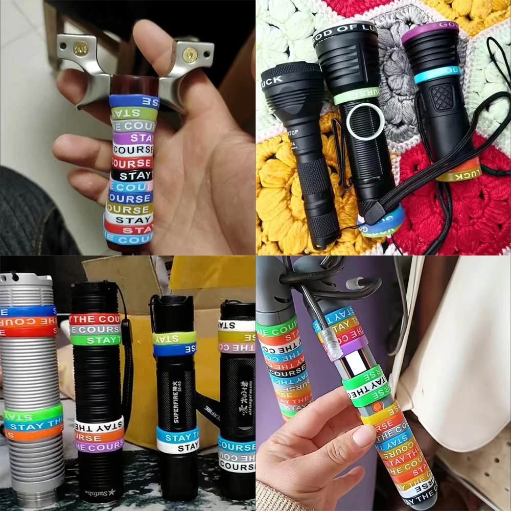Silicone Rubber Decorative Band For Electric Toothbrush Scraper Kitchen Appliance Handle Dispenser Bottle Personal Care Tools