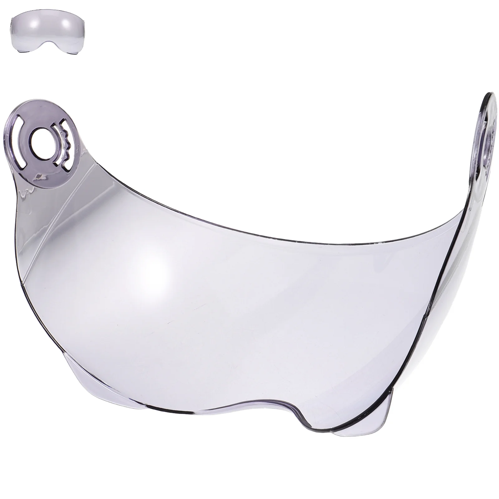 

Visor Transparent Sturdy Motorcycle Shield Easy Use Wide Viewing Angle Wind Sand Protection Football Visor
