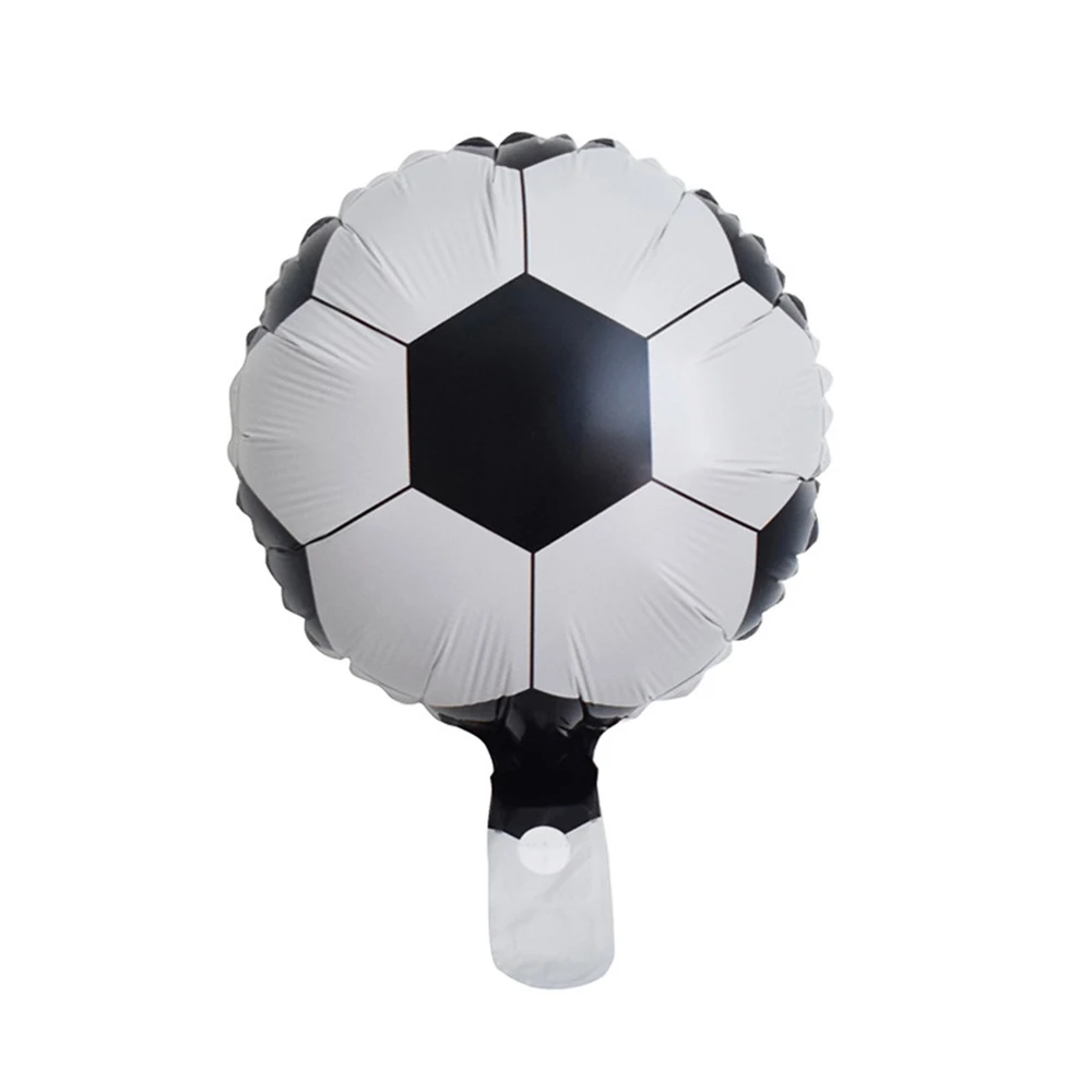 10Pcs 10inch Soccer Foil Balloons Football Sport Theme Party Decoration Balls Boys Birthday Party Decoration Supplies Globos