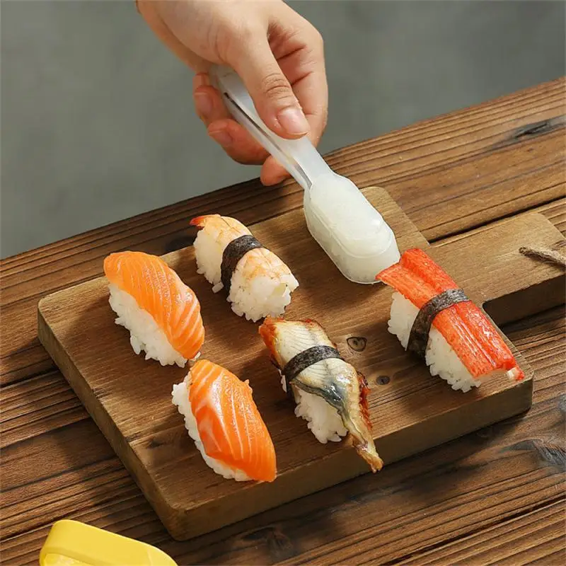 Rice Ball Mold Non Stick Rice 5 Colors Optional Cooking Spoon Sushi Mold Hand Pressure Concave Hole Sanding Kitchen Tools