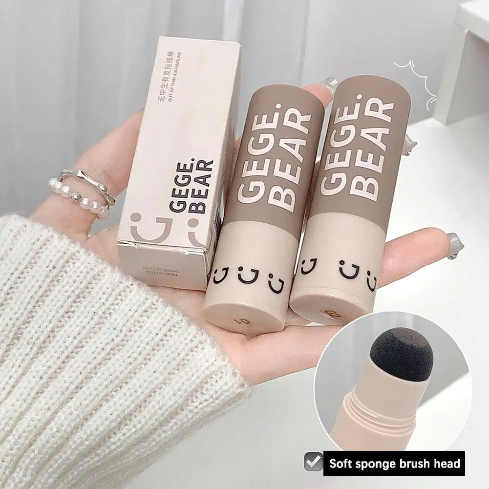 مسحوق ظلال العيون من هير لاين مقاوم للماء، مسحوق شعر بحافة شعر، مسحوق سريع لتغطية الحاجب، بني وأسود، ظلال تصفيف Y2V4