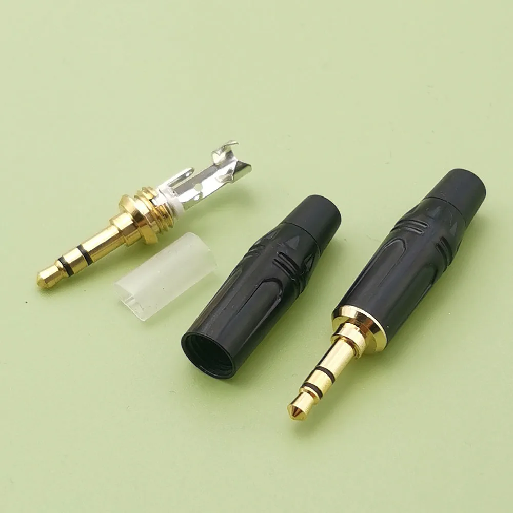 1pc 3.5mm Stereo 3 Pole Male Repair Headphones Audio Jack Plug Connector Soldering For DIY Most Earphone Jack 3.5mm cable