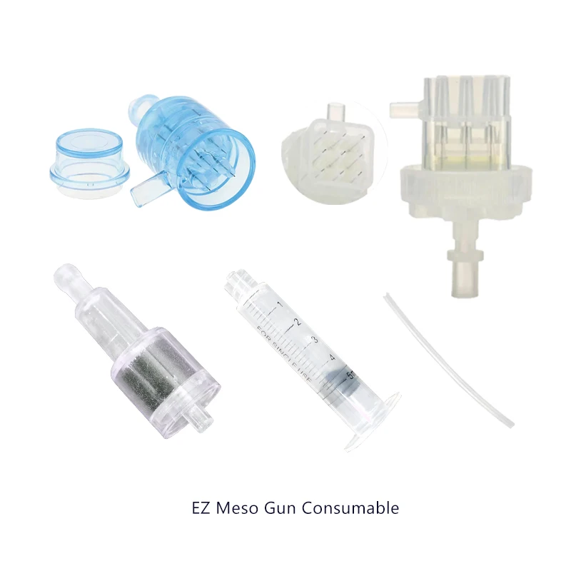 Korean High Quality Negative Pressure Filter Tube Syringe 5/9 Pins Needle For EZ Gun Replacement Skin Care Device Parts