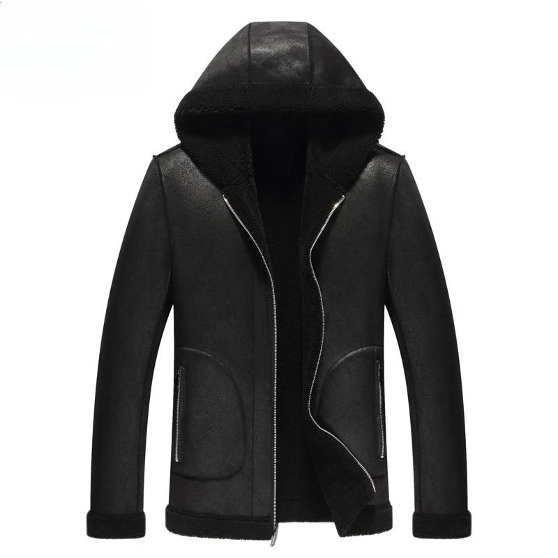 

2024 New Korean Edition High end Double sided Wearing Hooded Warm Men's Fashion Jacket Cotton Coat Loose Winter Wear C33