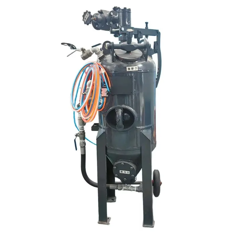 High Precision Mini Sandblaster Closed Cabinet Sandblasting Equipment to Prevent Dust Splash for Indoor Workshop Use