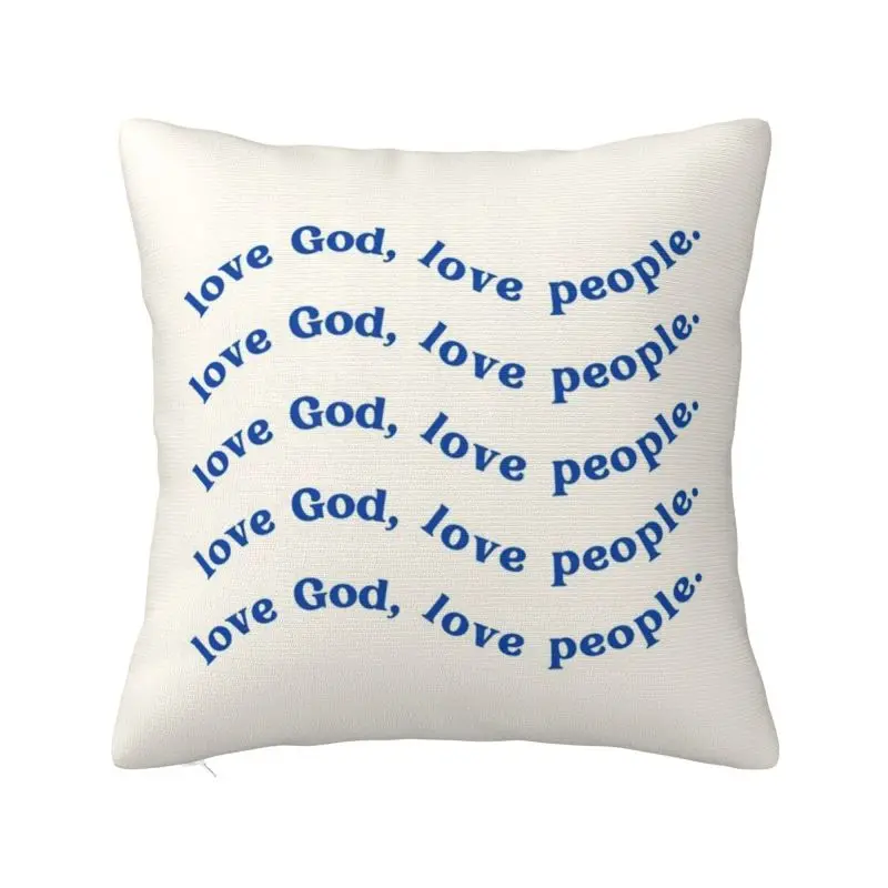 Custom Nordic Style Christ Jesus God Throw Pillow Case Home Decorative Square Cushion Cover Pillowcover for Living Room