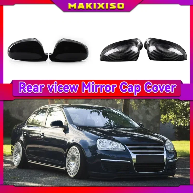 

For Volkswagen Golf 5 MK5 GTI Jetta 5 Passat B6 B5.5 Side Wing Mirror Covers Caps For VW Sharan Golf 5 6Plus Variant EOS