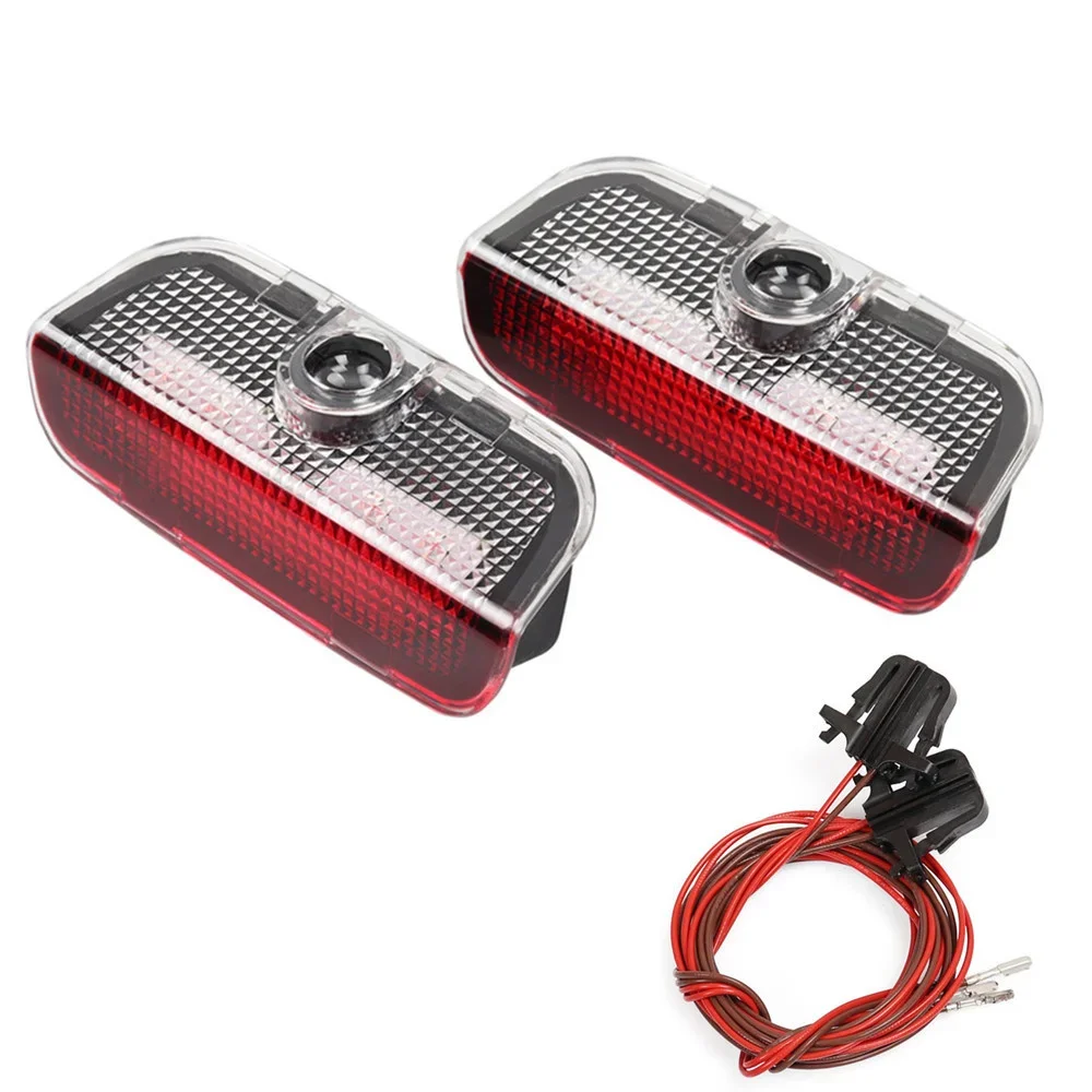 Car Door Projector Light For V-W P-assat B6 B7 B8 B9 CC Scirocco T-ouareg Sharan Teramont T-ROC Arteon Phideon Touran 2017 2018