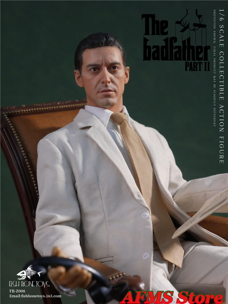 FISH BONETOYS NO：FB-Z008 1/6 Scale Collectible Figure Godfather Ii Mike Full Set 12Inch Men Soldier Action Figure Model Toys