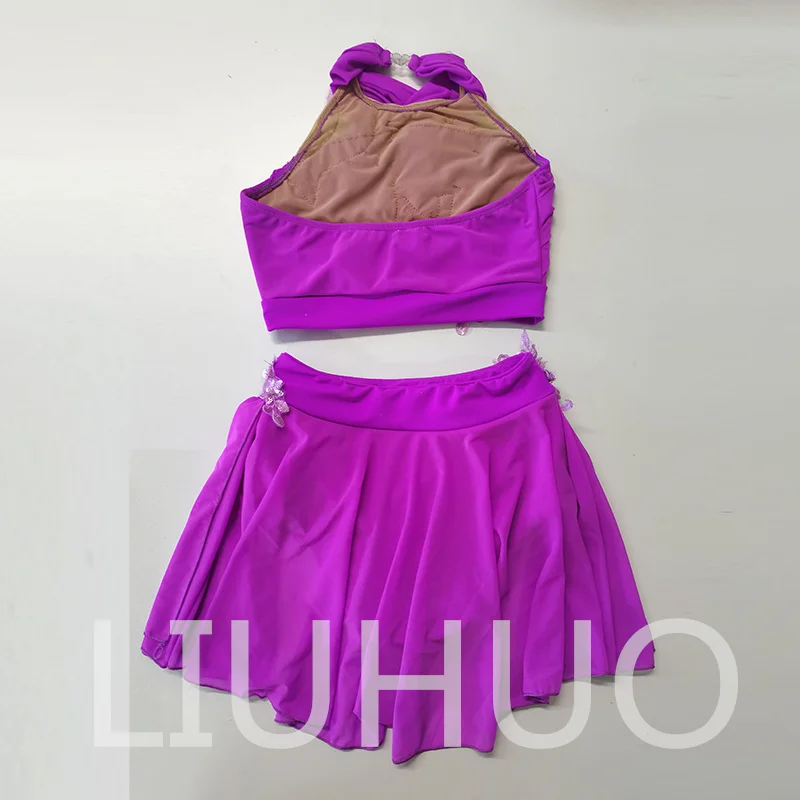 LIUHUO Lyrical Dancing Dress for Performance Color Pole Skirt Factory Customize BD3529