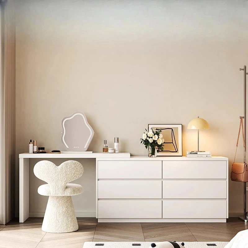 

Кремовый стиль, столик для макияжа, туалетный столик для макияжа, комоды для спальни, шкафчик для хранения, шкаф для хранения, домашняя мебель, мебель для спальни