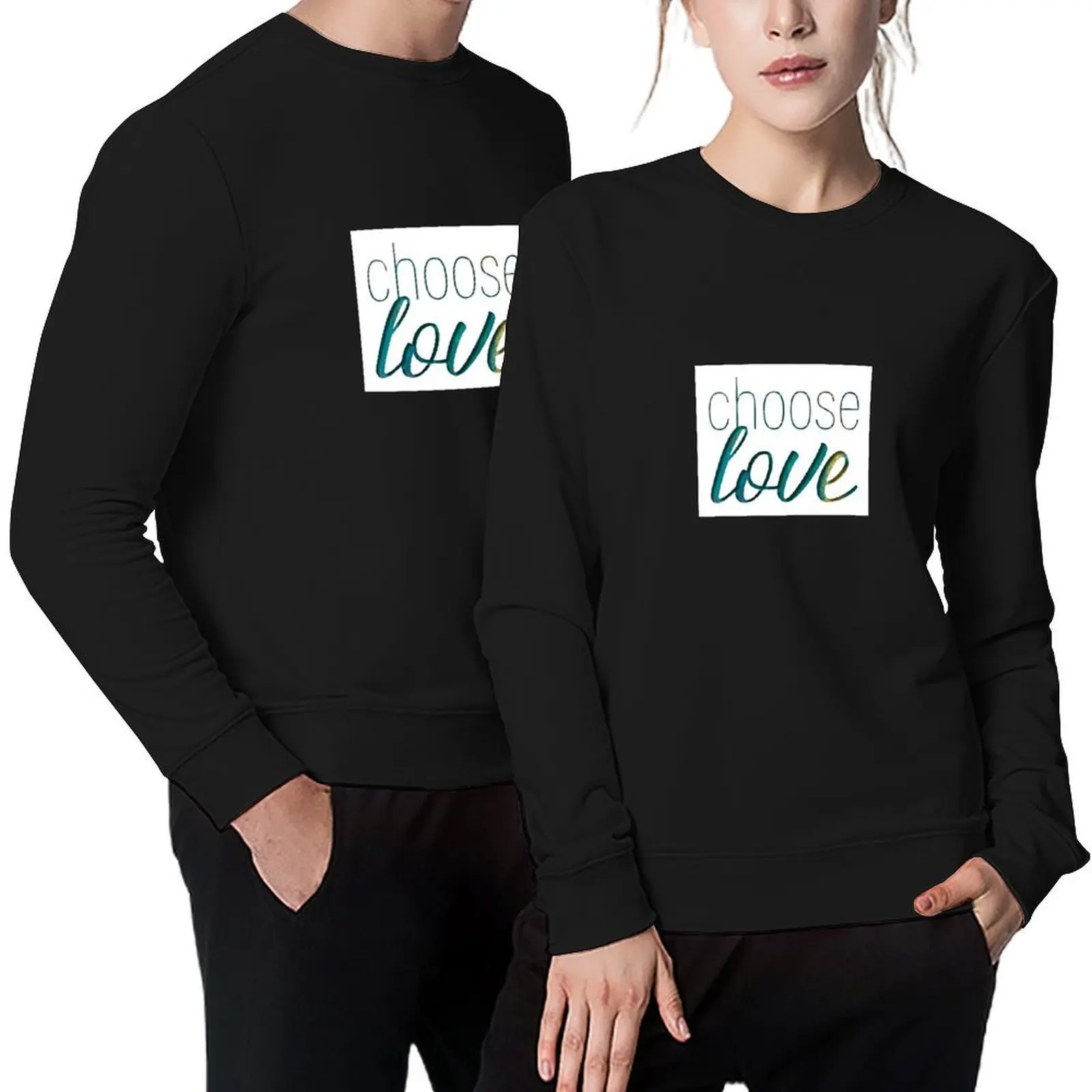 

choose love 08 watercolor Pullover tracksuits autumn men's clothing men clothing men's sweatshirts