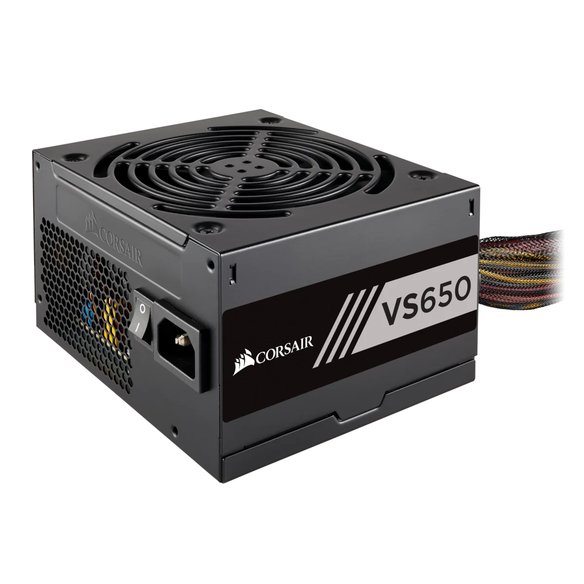 VS Series VS650 แหล่งจ่ายไฟคอมพิวเตอร์ 650 วัตต์ 80 PLUS พัดลม 12 ซม. ที่ผ่านการรับรองสีขาว Active PFC PSU (CN)