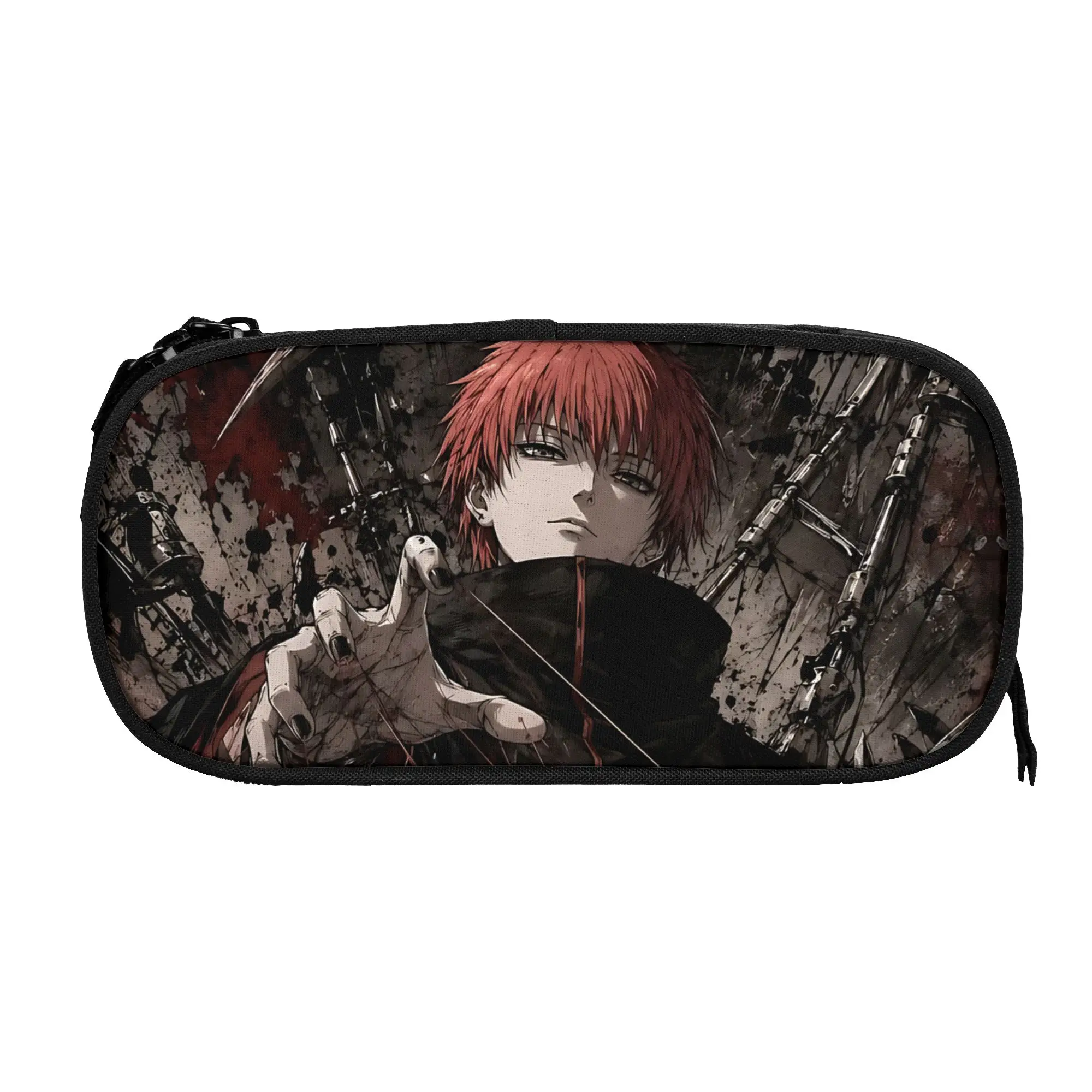 Custom Naruto Anime Theme Large Capacity Bags for Child  School Pencil Bag for Boys Gilrs Kids