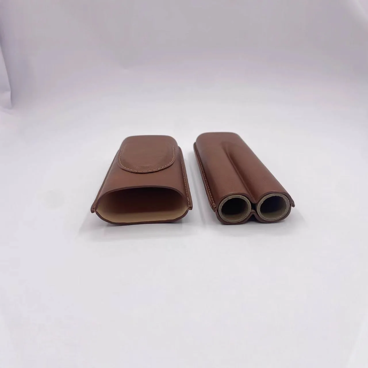 2-pack cigar box set, portable cigar moisturizing tube, cigar box