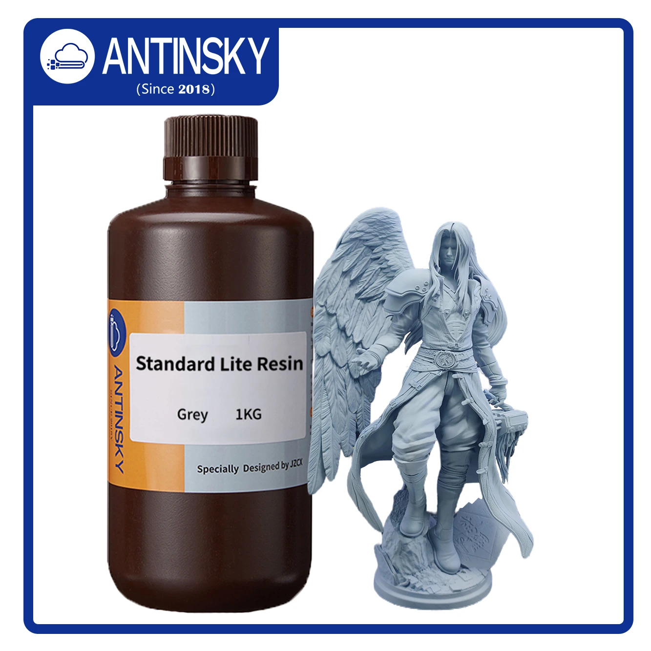 

ANTINSKY Standard Lite 3D Printer Resin 405nm 1kg for Elegoo/Anycubic DLP LCD High Activity andPrecision Low Shrinkage 3D Resins