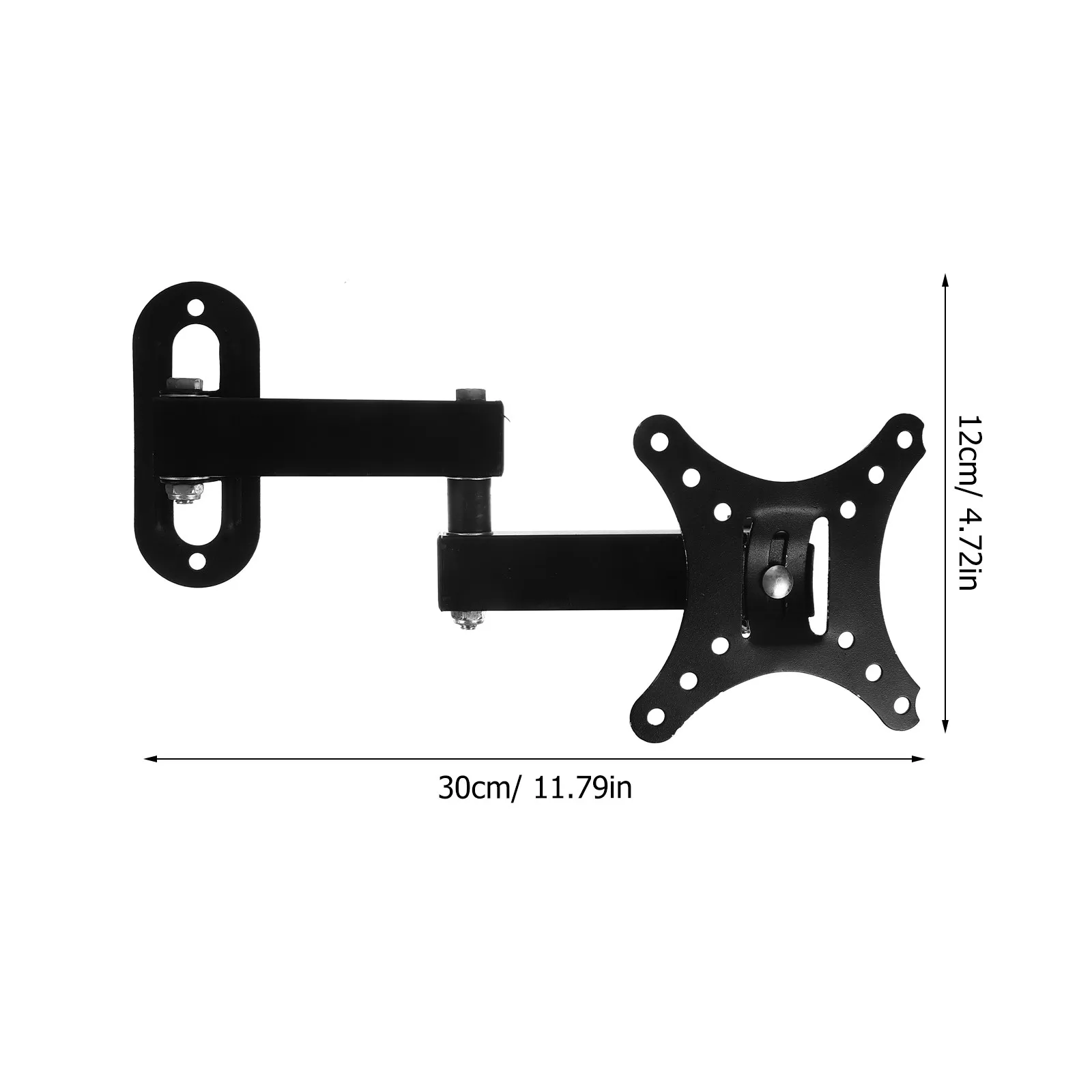Screen Bracket Rotatable TV Wall Bracket for 14-27 Inch LCD Computer Monitor Mount Adjustable Swivel Frame Concealed