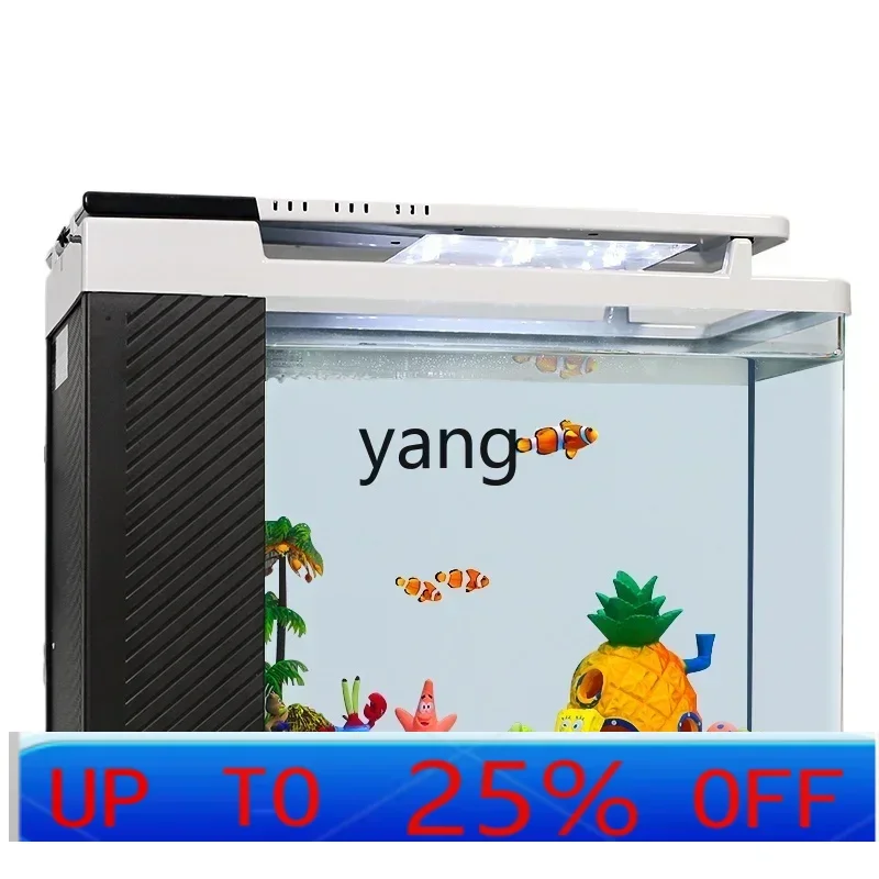 

LMMdesktop fish tank integrated water-free household side filter small ornamental fish landscaping intelligent