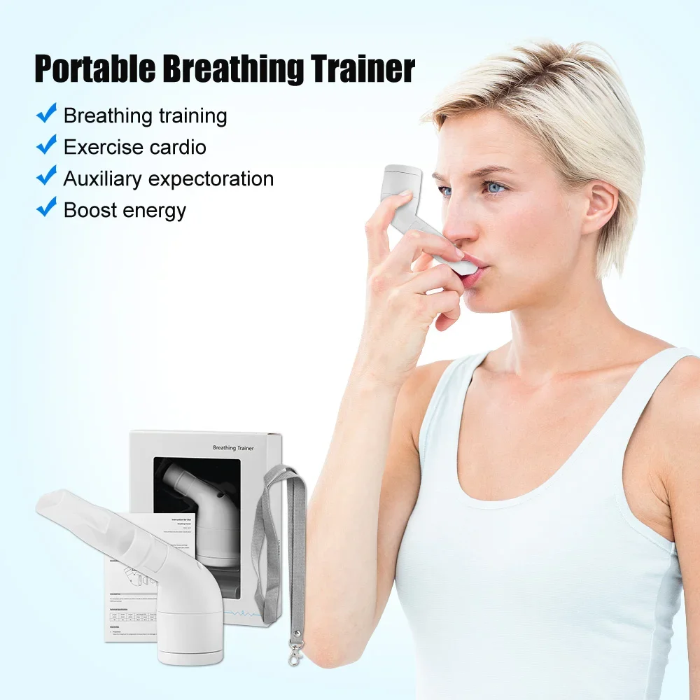 Mucus Removal Device Lung Expander Breathing Exercise Respiratory Trainer Phlegm Remover Clear Relife Drug-Free OPEP Therapy