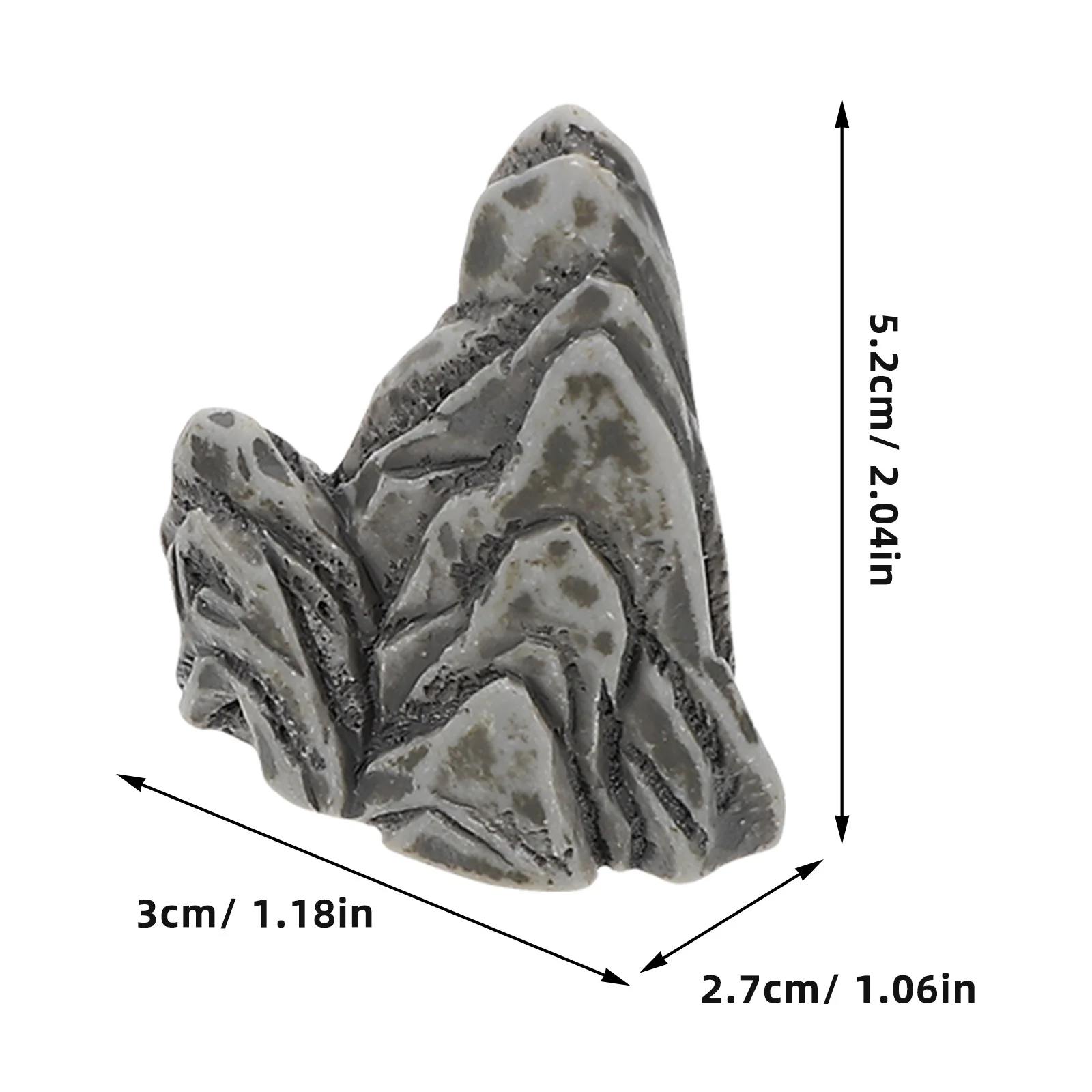 4 قطعة الجنينة المصغرة وهمية بونساي وعاء محاكاة حديقة ساحة ديكور الزهرية الجنينة المناظر الطبيعية زخرفة طاولة الرمل الزينة #3
