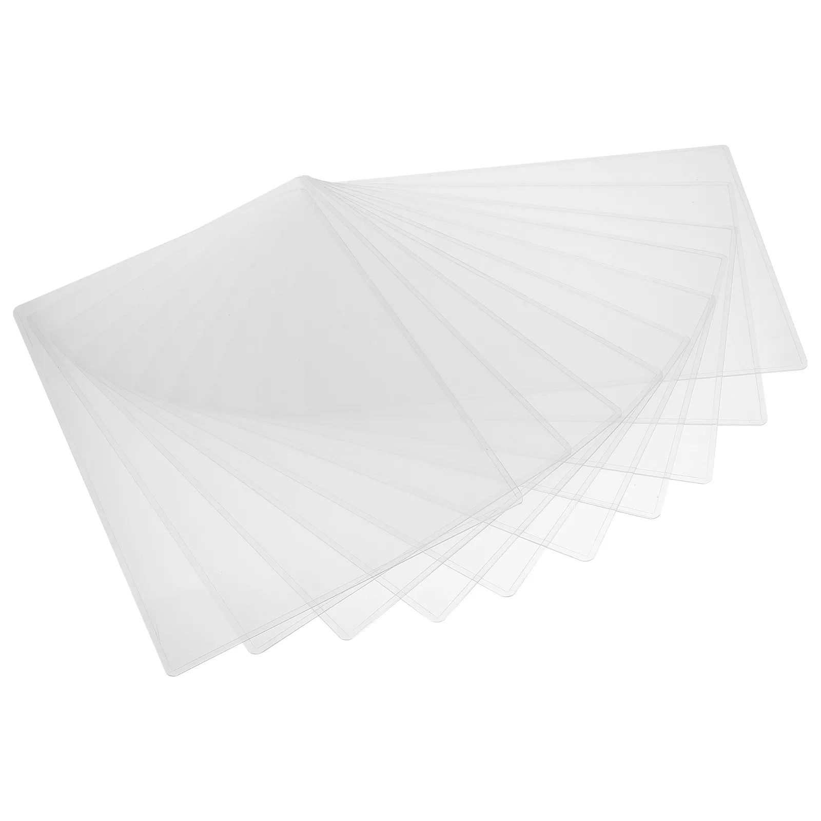 

10Pcs Plastic File Folder Set Sturdy Waterproof Document Holders for A4 Sheets Efficient Paper Storage for Office School Home