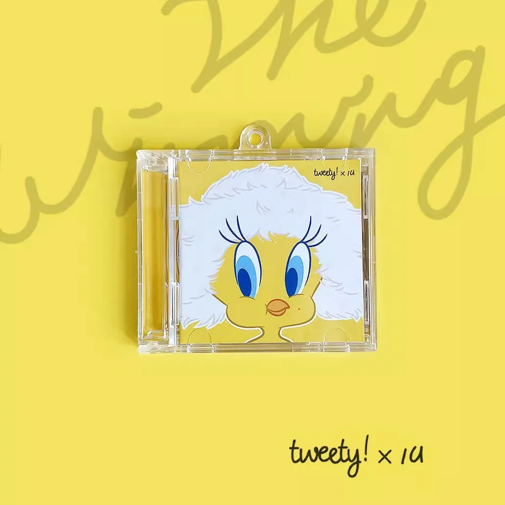 

Pop Lee Ji Eun IU MINI Music CD NFC Keychain Play Songs 6th Mini Album The Winning Key ring Cosplay Pendant Acrylic DIY Necklace