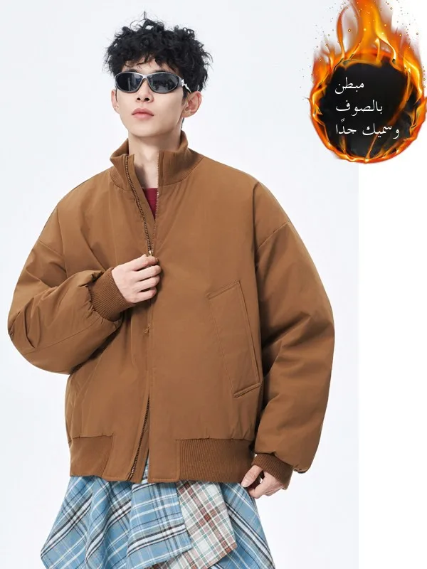 

Ma Pilot Jaet Coat Men's ort Sle Baseball irt Loose Fit Autumn Spring Retro Polyester Fiber Youth Faion Sport Scene