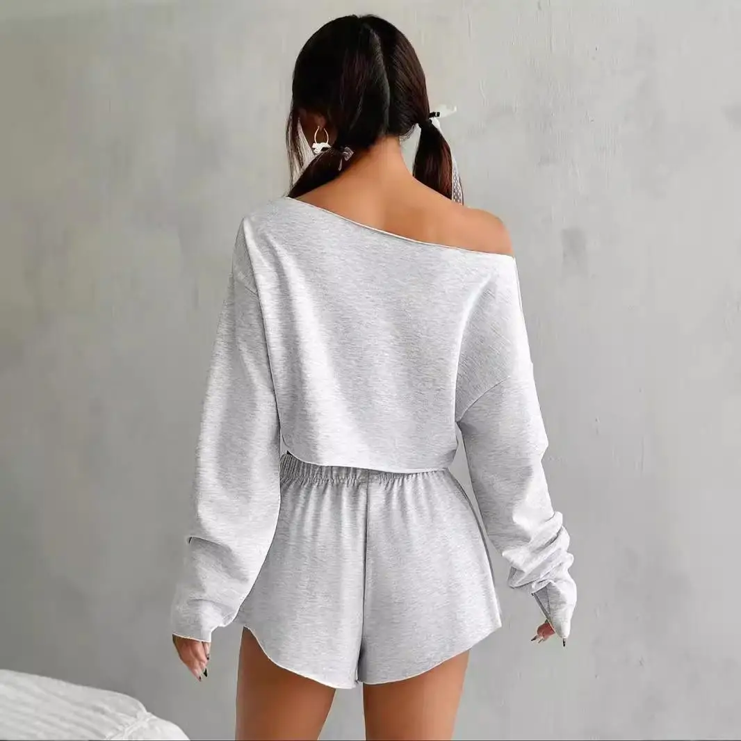 

Женский комплект Long Sve Tirt со рта Faionable Casual Outfit Летний сезон Цвет В наличии размер для взрослых