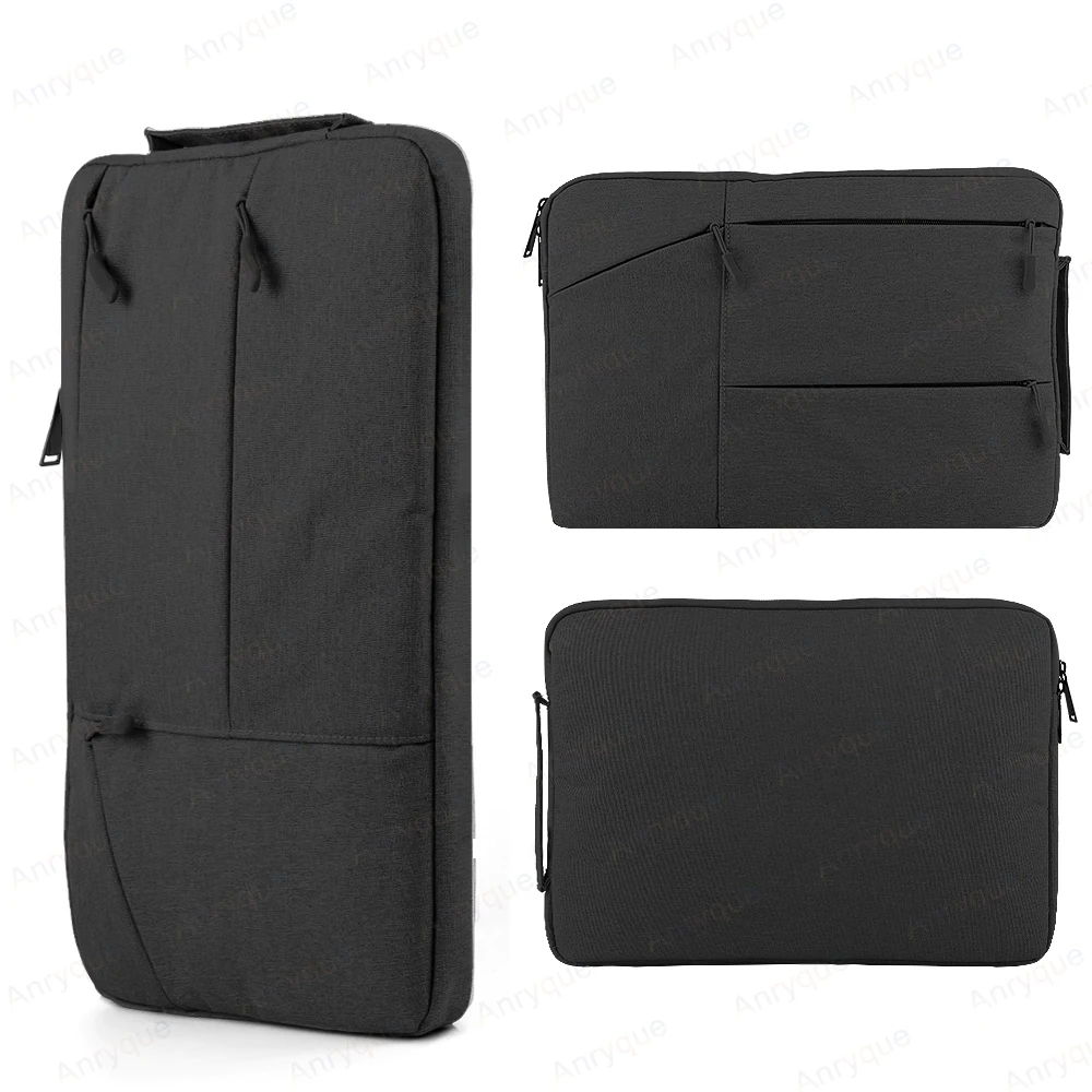 Tablet PC Sleeve Case Bag with Handle for Xiaomi Pad 6S Pro 12.4 inch Zipper Portable Laptop Handbag for Xiaomi Mi Pad Pro 12.4