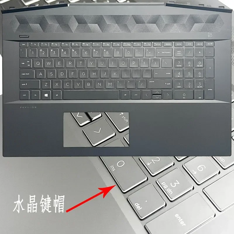 Original Neue US-Tastatur Für HP Pavilion 17-CD 17T-CD TPN-C142 Laptop Palmrest Abdeckung Top Hintergrundbeleuchtung Tastatur Fall L58645-001