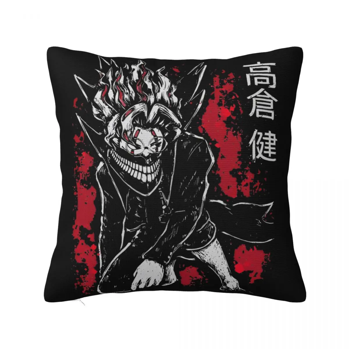 Okarun Dandadan Square Pillowcases Polyester Car Anime Cushion Cover Creative Home Decoration Throw Pillow Case 40*40