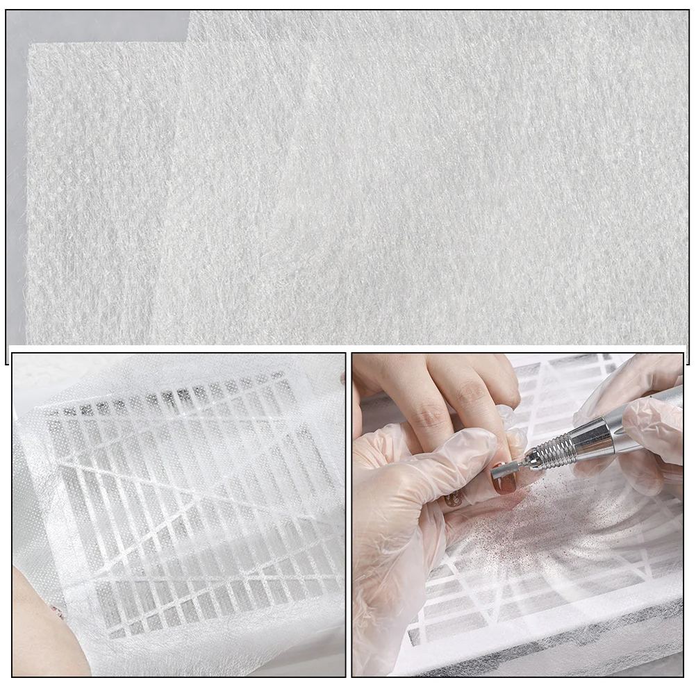 100 szt. Filtrów do odkurzacza do paznokci, włóknina, zamienniki do odkurzacza do paznokci, wysoka wydajność w usuwaniu pyłu