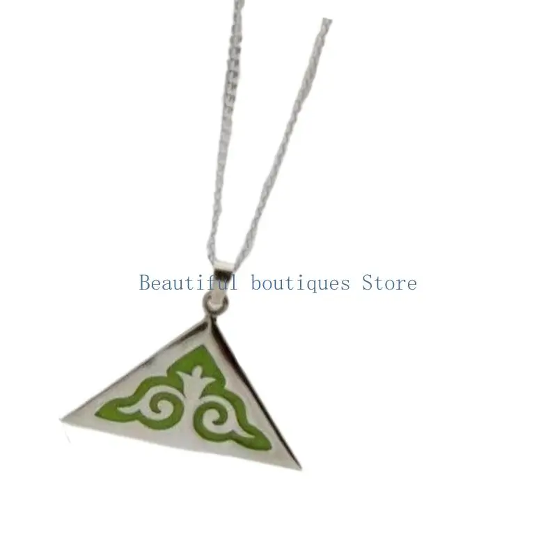 U4LF Daily Wear Geometric Pendant Necklace Alloy Chain Jewelry, Ornamental Accent with Adjustable Fit and Slim Chain