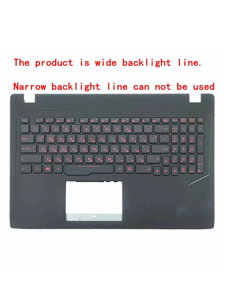 RU/US klawiatura do laptopa Asus ROG Strix GL553 GL553V GL553VW ZX53VM FZ50VD ZX53 FX53V z górną pokrywą podparcia dłoni podświetlana RGB — zdjęcie 2