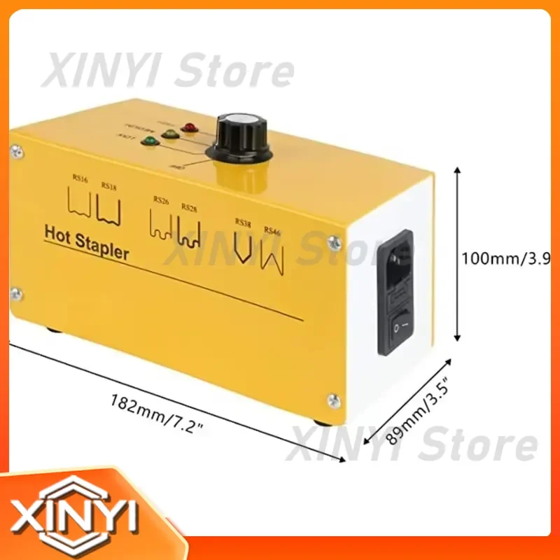 for Car Bumper Repair Plastic Welder Kit 110V Hot Stapler Plastic Welding Hot Staple Gun with 600PCS Staples