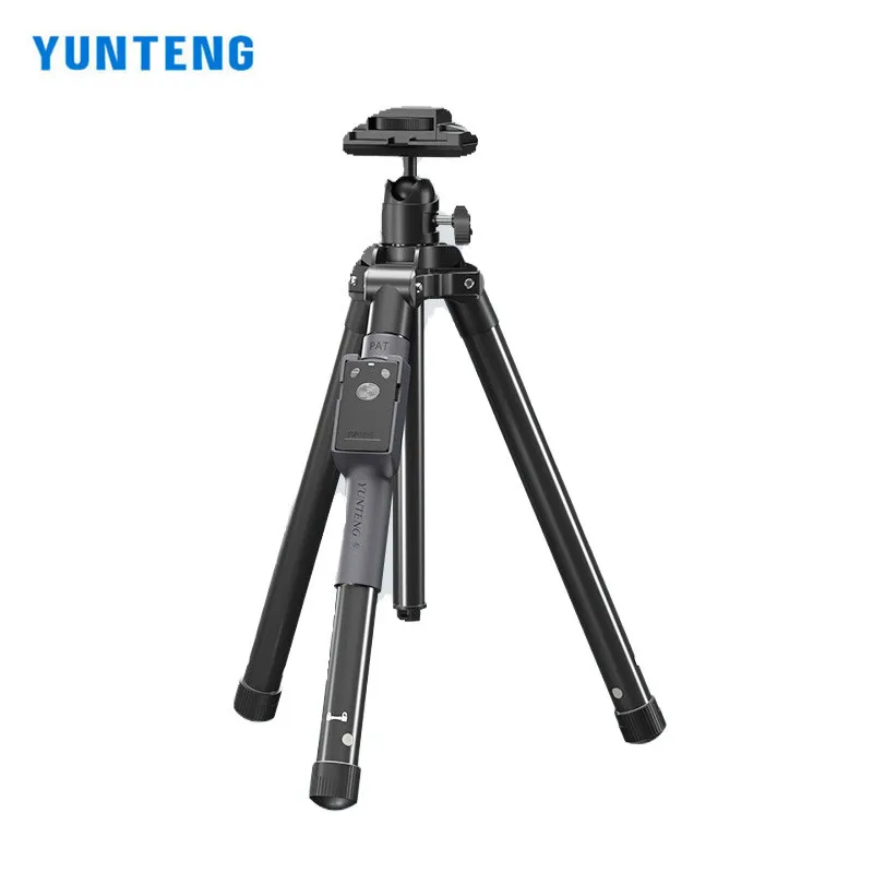 YUNTENG 360 Aluminum Portable Tripod Bracket for Canon Nikon Sony Camera Smart Phone Outdoor Travel Live Photography Stand