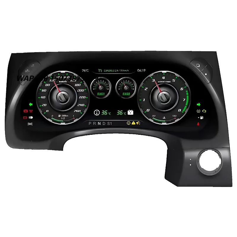 NaviHua New Upgrades LCD Dashboard 12.3 Inch Linux System Car Tech Digital Instrument Cluster for Patrol Y62 2015+