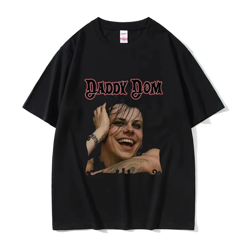 Rocker Yungblud Face Graphic T-shirt Don't Feel Alone Tshirt Men Women Fashion T Shirts Male Soft Short Sleeve