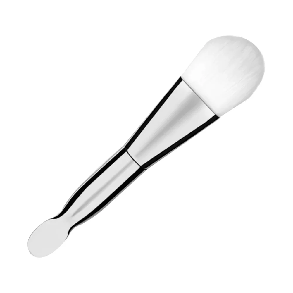 Brosse pour masque Facial, outil d'application faciale à Double tête, poignée lisse pour soins de la peau, sérum, maquillage Portable pour femmes