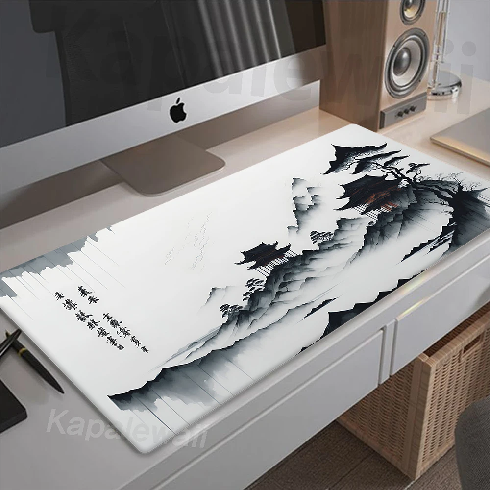 Mountain Serenity Japan Art Mouse Mat Computer Mouse Pad Gamer Mousepad Large Desk Mat Gaming Speed Keyboard Pads 100x50cm