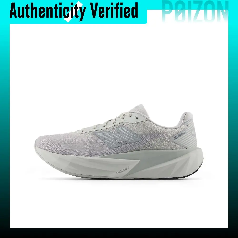 New Balance FuelCell Rebel V5 Running Shoes Men's Light Gray D Width MFCX3NO