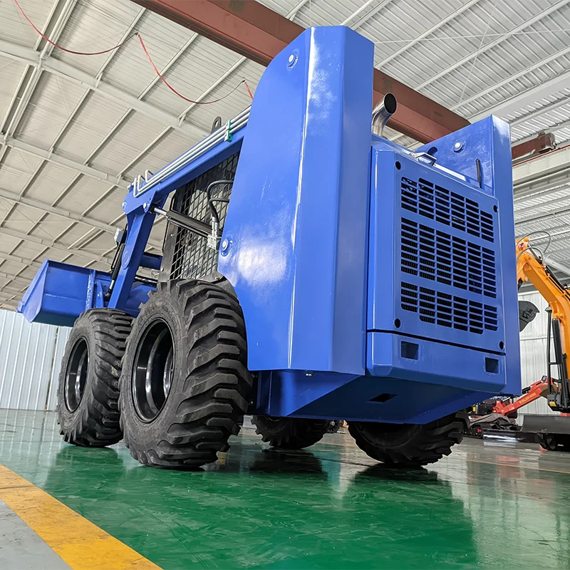 

New CE EPA Compliant Mini Skid Steer Loader Diesel Engine Front Loader Wheeled Earth-Moving Machinery Skidsteer