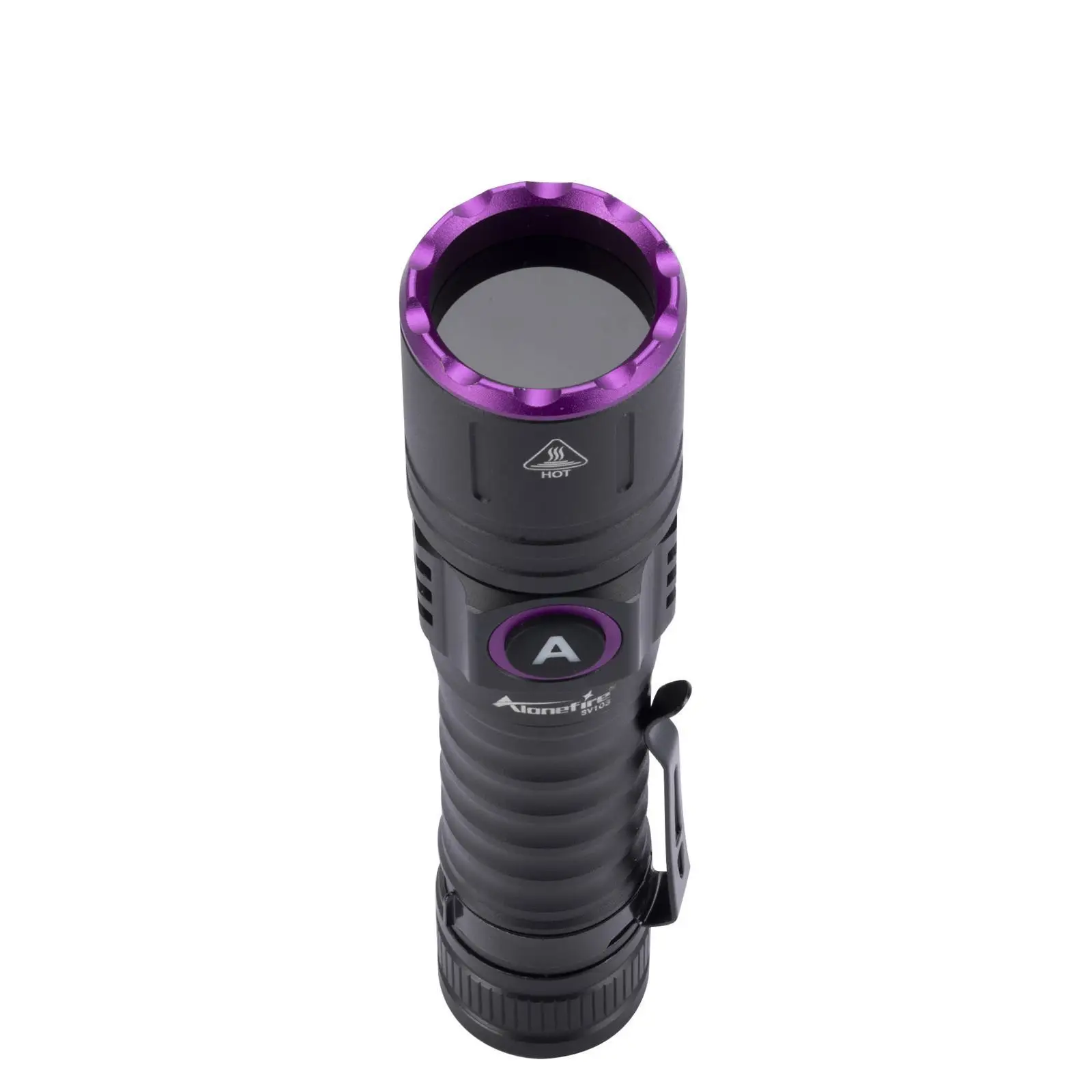 15W 365nm Rechargeable UV Flashlight Ultraviolet Black Light for Pet Urine Stains Uranium Glass Minerals bug Scorpions Detector