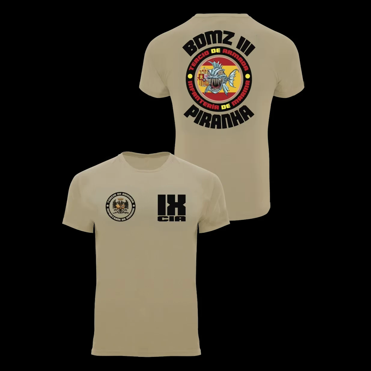 9ª Compañia Infantería De Marina - Spanish Marine Corps T-Shirt Short Sleeve Casual Cotton O-Neck Mens T-shirt Size S-4XL