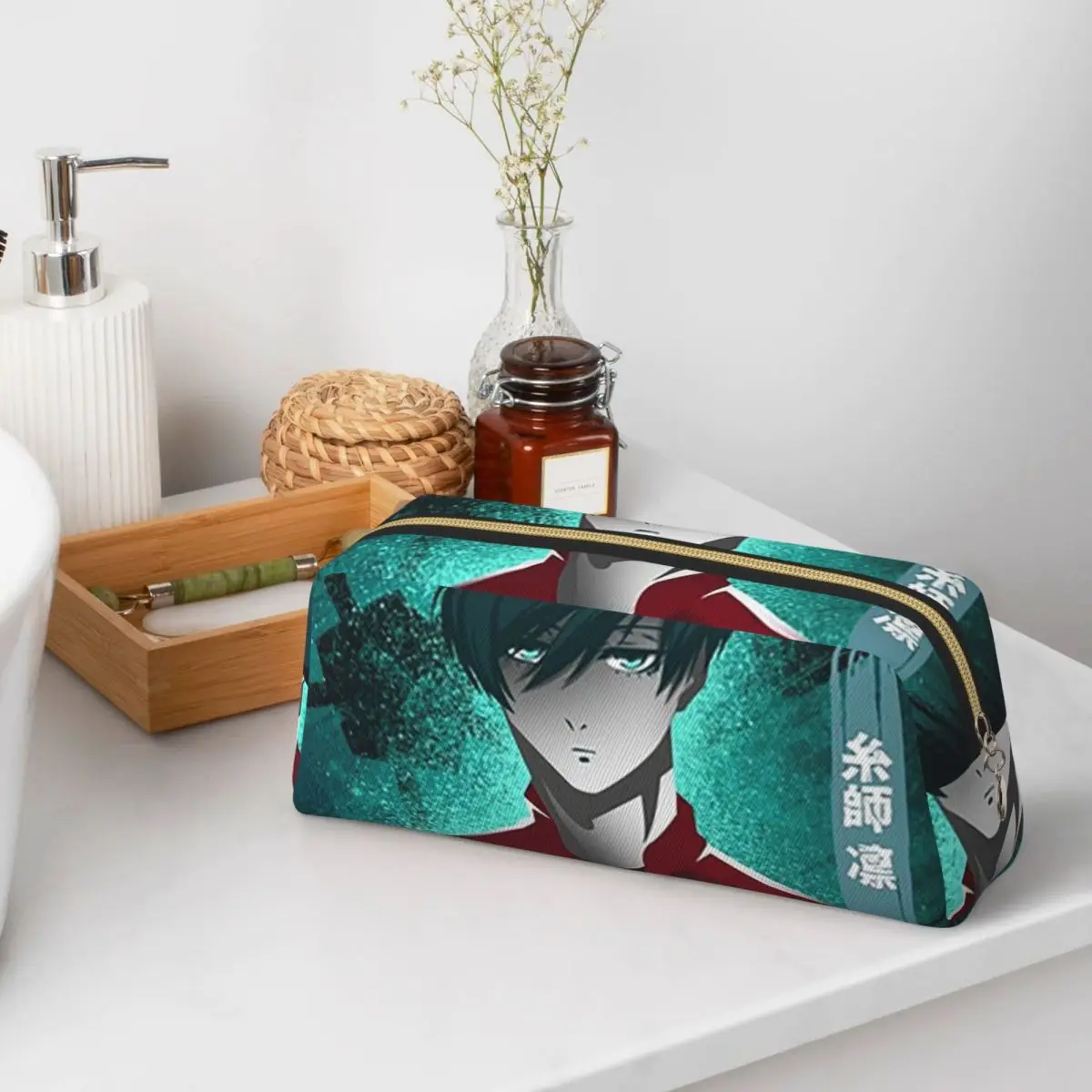 

Blue Lock Kaiser Anime Pencil Cases for Student Gifts Pen Box Pencil Bag Large Capacity Pencil Pouch Pen Holder