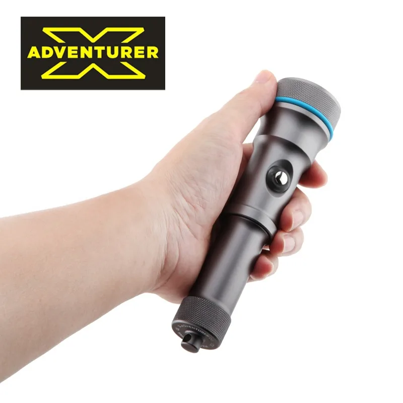 

X-Adventurer M1800 Dive Light 10 degrees 1800 lumens 100 m waterproof 6500K scuba Diving Spotlight Photography Light