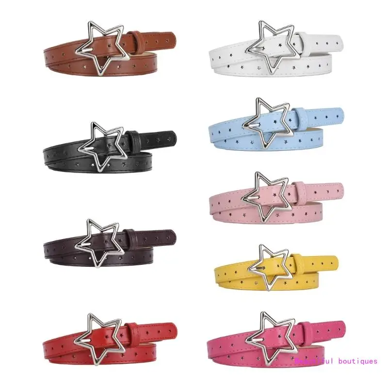 Legierung Stern Schnalle Taille Gürtel Blickfang Taille Gürtel für Frauen Jean Rock Mantel DropShip