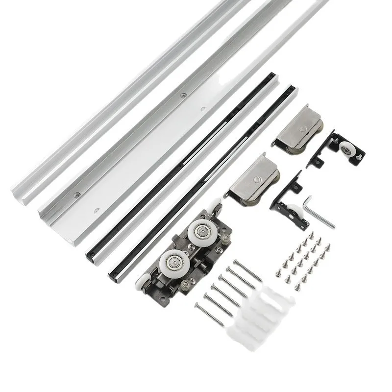 Hidden Ghost Door Sliding Fitting, Trackless Buffer Hanging Rail for Invisible Sliding Door